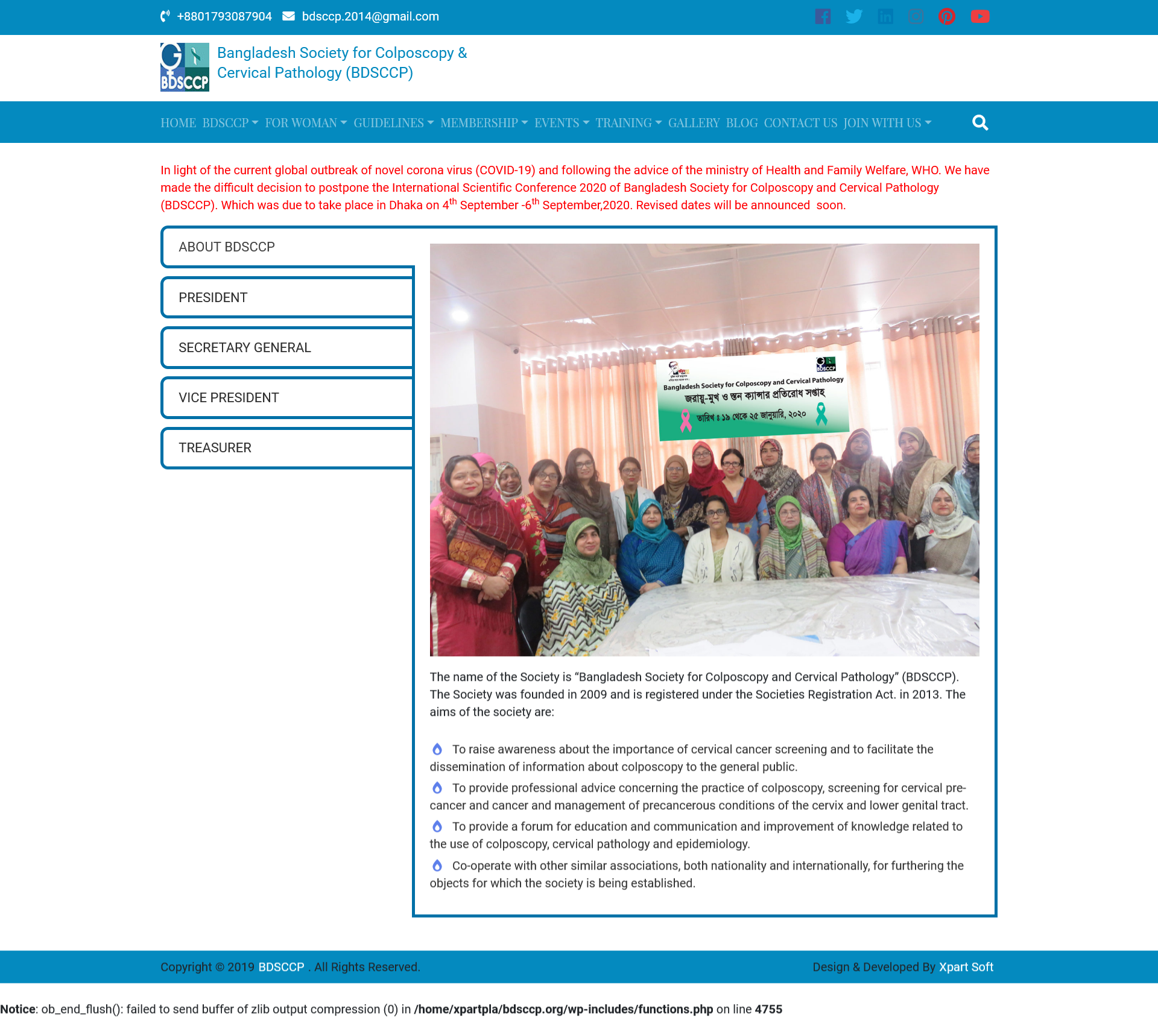 Bangladesh Society for Colposcopy & Cervical Pathology (BDSCCP)